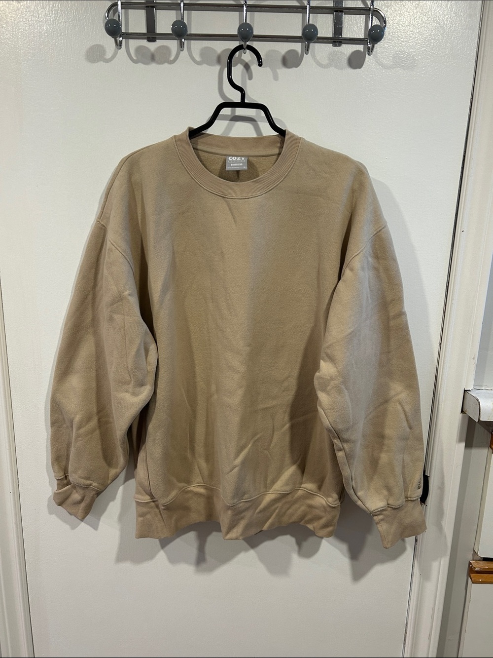 TNA Crewneck Sweatshirt in Taupe